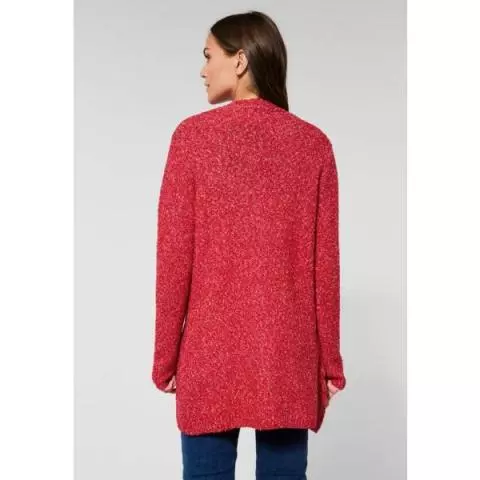 253532 strong vest 14286 Cecil red bouclé