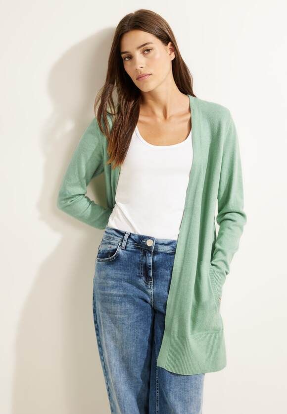 Cecil half lang vest sage green 253620 14934