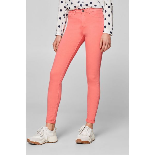 Esprit medium rise skinny coral 019EE1B013 E645