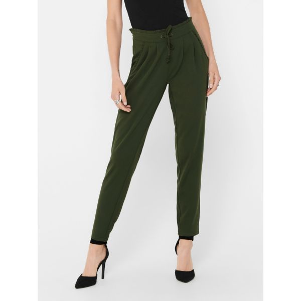 Jacqueline de Yong jersey broek forest 15208415