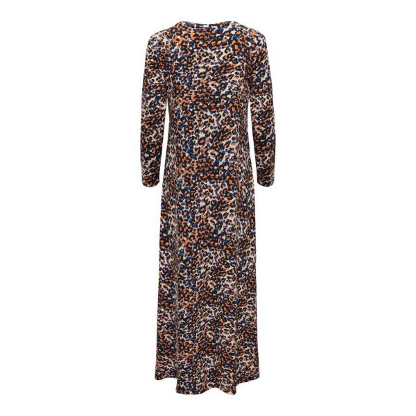 Jacqueline de Yong maxi jurk print zwart 15212088