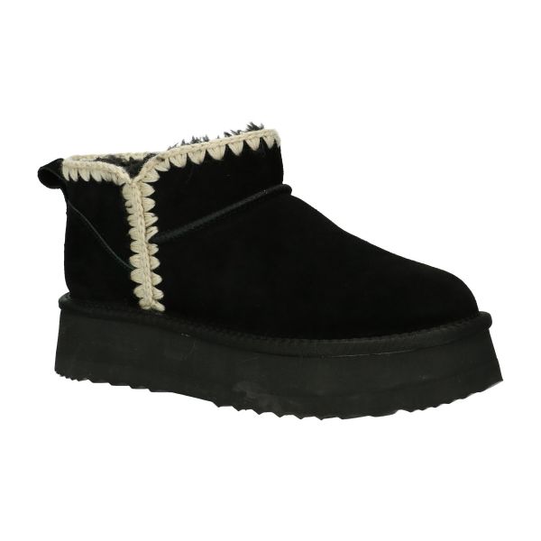 Super Cracks suede boot black 20120L