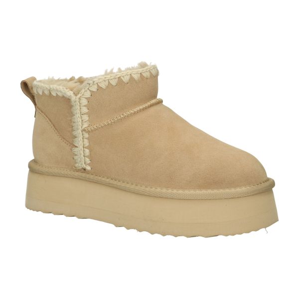 Super Cracks suede boot beige 20120L