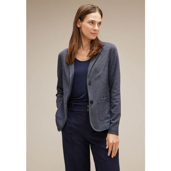 Street One jersey blazer deep blue 211912 10250