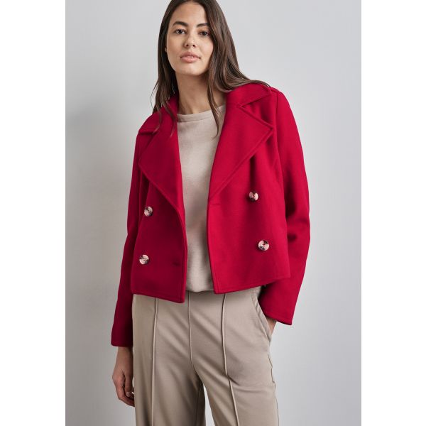 Street One korte blazer autumn red 212337 15953