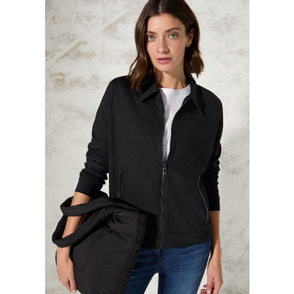 Cecil sweatjacket black 253895 10001