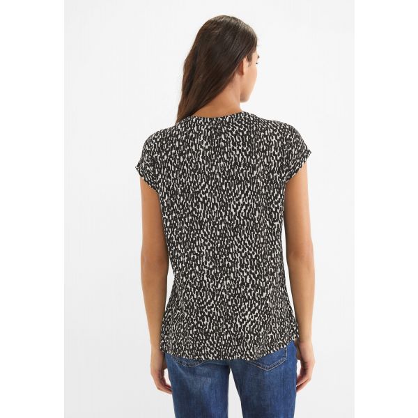 Street One animal print shirt black 320108 20001