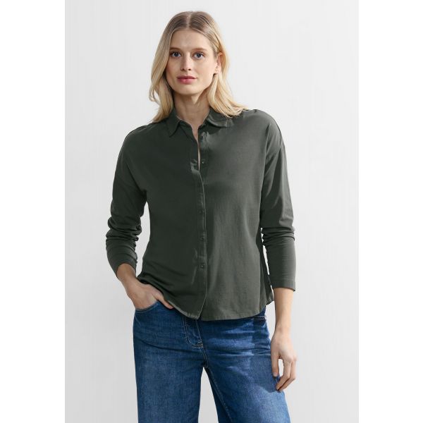 Cecil jersey blouse strong khaki 321002 15382