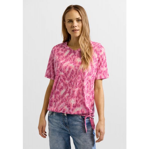 Cecil burnout shirt pink sorbet 321129 35597