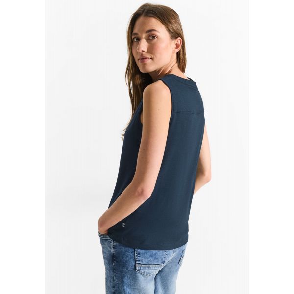 Cecil top dark petrol blue 321630 15673