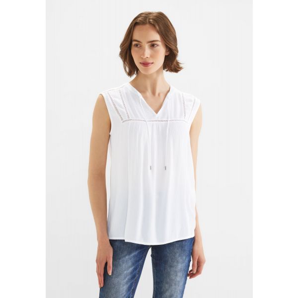 Street One blouse top white 343959 10000