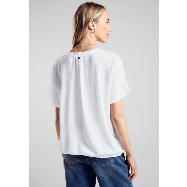 Street One structuur blouse white 344821 10000