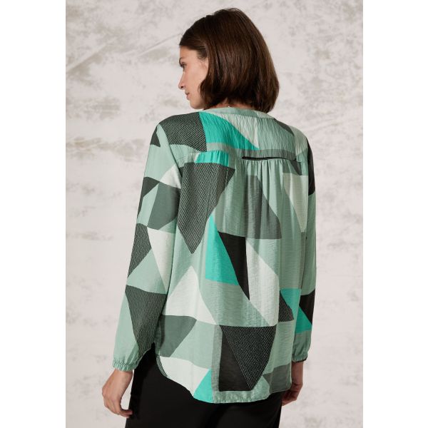 Cecil print blouse salvia green 345183 36259