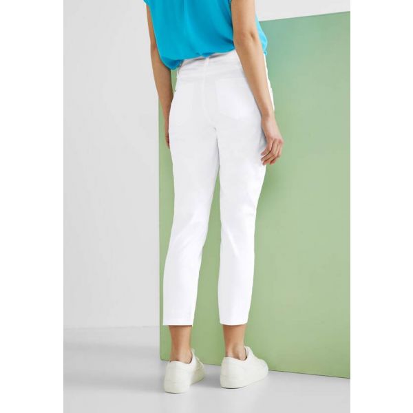 Street One 7/8 broek Yulius white 376146 10000