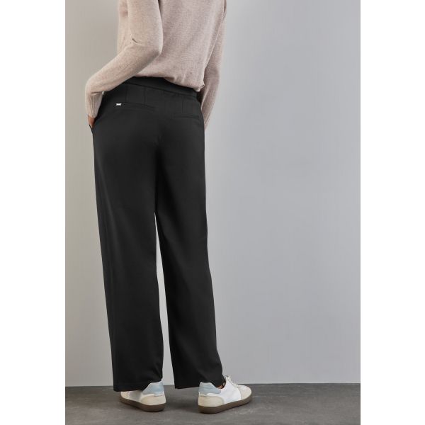 Street One rechte broek black 378115 10001