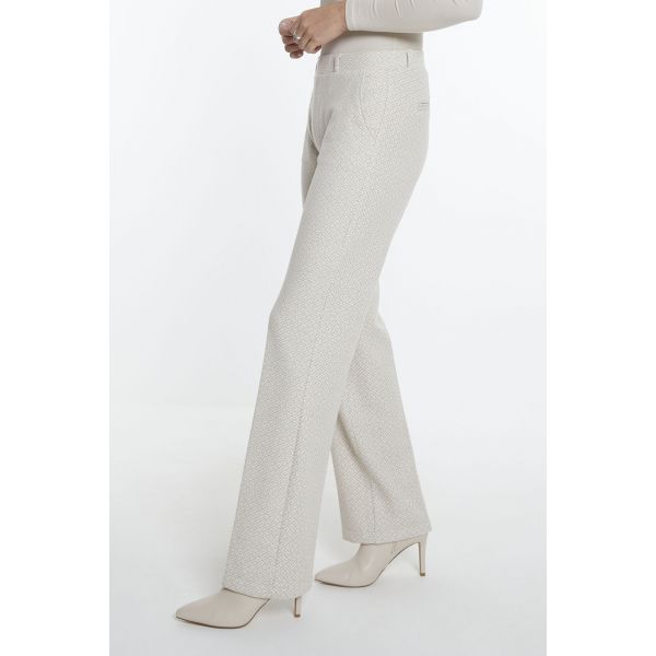 Para Mi jacquard broek Hannah beige 241.189018 P15